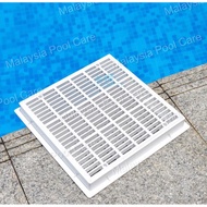 MPCare Swimming Pool Square Main Drain Cover 12" X 12"