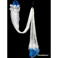 Ready-to-Use 3-Layer Fishing Net, 25m long, high 7in 0.35mm outer net, 13/ 4in 0.20mm inner net, Tin