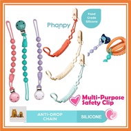 Multipurpose Silicone Pacifier Clip (1pc), Soother Holder Chain, Phanpy Cookie Shape Silicone Anti-D