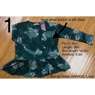 Baju Preloved Brands Outlet Garage LOL Spreez T-shirt Baju Muslimah Dark green dark blue purple brow
