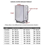 [PROMO] 32 Inch Transparent PVC Travel Luggage Cover Protector - Adhesive Only, 32 Inch