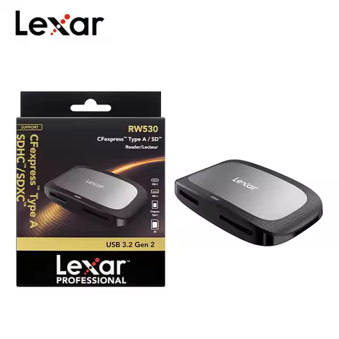 Lexar CFexpress Type A / SD Memory Card USB 3.2 Reader RW530 Max 900MB/s CFA card Reader Max 312MB/s