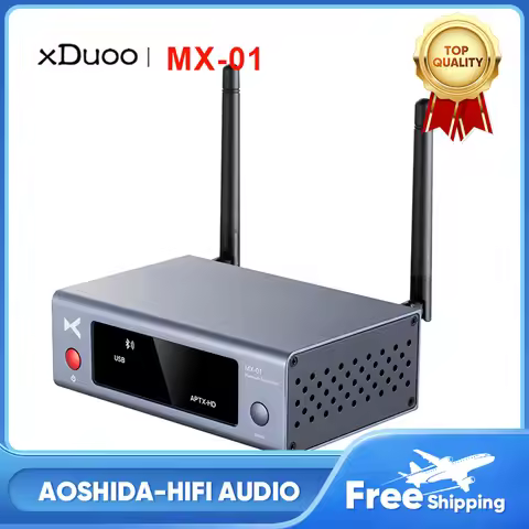 XDUOO MX-01 Bluetooth 5.3 Audio Transmitter BT5.3 USB OPTICAL COAXIAL AUX Inputs Transmitter 100 Met
