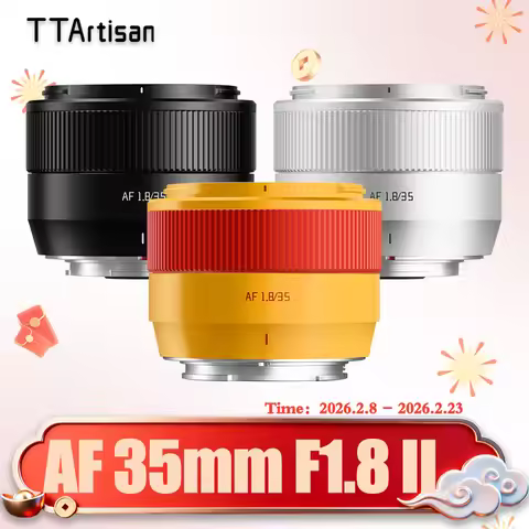 TTArtisan AF 35mm F1.8 II APS-C Frame Large Aperture Lens for Camera Portrait Photography with Fuji 