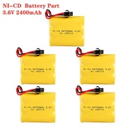 ♞AA 3.6v 400mah Ni-Cd Rechargeable Battery Huanqi 545 607 665 661 635 Remote Control Car 3.6v 40 m✚