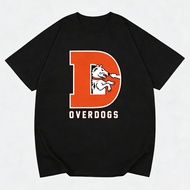 Unisex Oversized T-Shirt Denver Broncos Overdogs Print Vintage Bo Nikk Nyk Casual