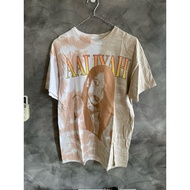 AALIYAH Artist Short-Sleeved T-Shirt Beautiful Tie-Dye Pattern Good Condition