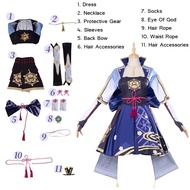 Trò chơi genshin tác động kamisato ayaka Trang Phục Cosplay cho phụ nữ inazuma thành phố bỏ lỡ Đầm c