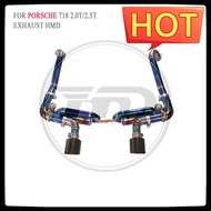 HMD Titanium Alloy Exhaust System Performance Catback For Porsche 718 2.0T/2.5T Cayman Boxster Auto 