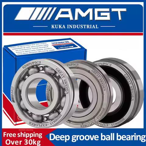 AMGT bearing 6204 6204-2RS 6204-2Z 6204-2ZN 6204NR 6204-2RSNR Deep Groove Ball Bearing