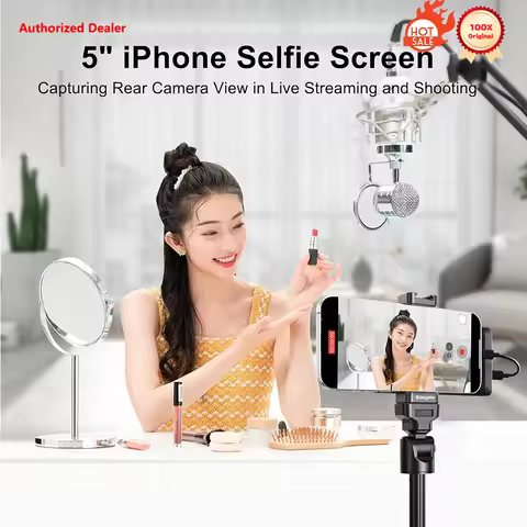 King Ma KingMa PH05-MAX 5 inch Phone Vlog Selfie Monitor Screen Camera Monitor for iPhone for Vlog/L