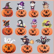 Halloween Pumpkin Lantern Ghost Festival Pumpkin Decoration Props Ceiling Folding Paper Lantern Ghos