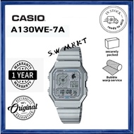 CASIO 𝐕𝐢𝐧𝐭𝐚𝐠𝐞 𝐃𝐢𝐠𝐢𝐭𝐚𝐥 Watch Unisex A130 Series Watches A130WE-7AD