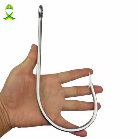 JSM 7731 Stainless Steel Super Large shark Fishing Hooks Big Game Fish Tuna Bait Extra Big Fishing H