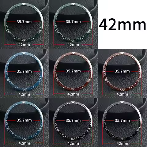 Watch Bezel Size 42mm * 35.7mm Ceramic Bezel Watch Replacement Accessories