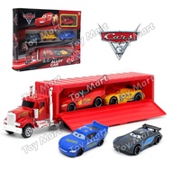 Mack Die Cast Metal Cars Container Openable Door Lightning McQueen High Quality