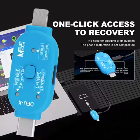 DFU Restart Tool One‑Click Ente DFU/Recovery Mode Auto Detect Force Restart Phone Repair Tool for iP