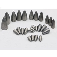 【READY STOCK】 Batu Ladung/batu pancing/Lead Fishing Sinkers/Bullet Fishing Weights/Batu ladung untuk