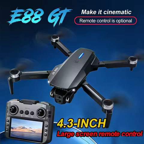 E88 PRO Cheap Beginner Drone With Big Screen Optical Flow HD Camera Drone 5G Wifi Image Transmission