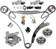 VQ35DE 3.5L Engine Timing Chain Kit w/Oil Pump VVT Sprocket Fits for Nissan Maxima 2004-2008/ Quest 