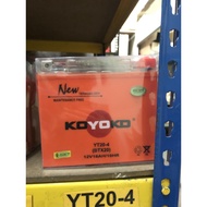 KOYOKO NANOGEL BATTERY YT20-4 YT20 BATERI MOTORSIKAL KOYOKO G2 NANOGEL YT20-4 (BTX20)