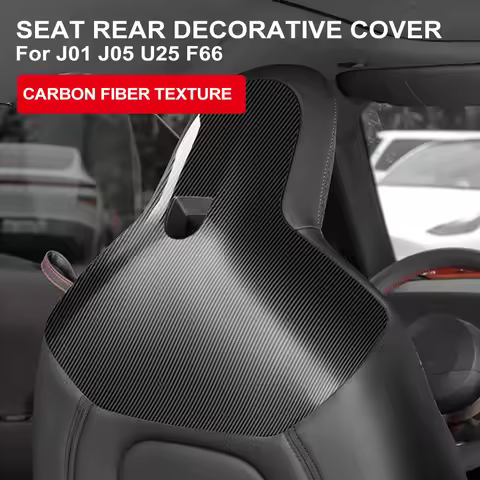 Car Seat Back Cover Case for Mini Cooper SE J01 F65 J01 U25 Countryman ABS Protector Auto Interior D