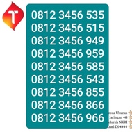 Terlaris Simpati 11 Digit Cantik Angka Naik 08123456, 081234567