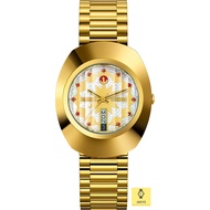 RADO Watch R12413073 / DiaStar The Original Automatic / Men's Watch / Day Date / Stones / 35mm / SS Bracelet / Gold