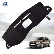 Car Inner Auto Dashboard Cover Dashmat Pad Carpet Dash Mat Cushion For Renault Dacia Logan 2 2013 - 