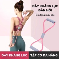 Figure 8 Gym and YOGA Resistance Bands for Men and Women Gym Pull Bands, Arm and Shoulder Resistance