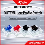 10PCS OUTEMU OTM Low Profile Switch Black Red Blue Brown 3 pins for ultra-slim ultimate mechanical keyboard
