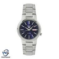 Seiko 5 SNKA05 SNKA05K1 Automatic 21 Jewels Blue Dial Silver Stainless Steel Day Date Display Men’s Watch