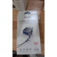 Yesido GS08 Type-C ถึง USB 3.0 OTG Mini Connector Adapter พร้อมพวงกุญแจ