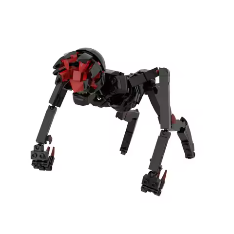 MOC Horror Movie A Quiet Place Building Blocks Model Death Angels Horror Alien Monster Bricks Assemb