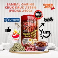 Original Sambal Garing Kruk Kruk Ateen (Pedas) (240g) by Ateen Kitchen