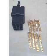 9 PIN BLACK FEMALE SOCKET 3 pin socket