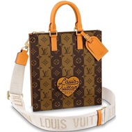 LV x NIGO聯名款sac plat中號琴譜包 芯片款 尺寸約26*6.5*28