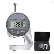 Digital Thickness Gauge Inch/ Metric Thickness Measuring Tools 0-0.5 Inch/ 0-12.7mm Mini Digital Mic