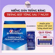 CREST 3D White Glamorous White Teeth Whitening Strips Crest Whitening Strips