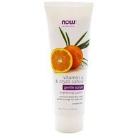 Now Foods Gentle Scrub Vitamin C &amp; Oryza Sativa (118 ml)