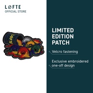 LOFTE Toxic Spill Embroidered Velcro Patch for Backpack Athlete Gym Hyrox Sports Travel Tactical Bag