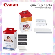 Canon Selphy KP-108 Canon Selphy RP-108 Compact Photo Printer Postcard Size Color Ink Paper Set | 4R