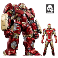 ของเล่นตัวต่อ Iron Man Hulk Buster เคลื่อนย้ายได้ พร้อมไฟ LED สำหรับเด็กผู้ชาย ฟิกเกอร์โมเดลหุ่นไอรอนแมน ขยับแขนขาได้ ของเล่นและของสะสม super hero