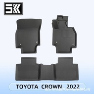 Foot Mat Material Car Crown Toyota Right Rudder 3D Suitable for Toyota Hybrid 2022 Floor Mat XPE All
