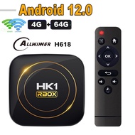 HK1 RBOX H8S Android 12 TV Box Allwinner H618 6K 2.4G 5G Wifi 4GB 64G 32GB 16G BT4.0 Global Media Player Set Top Receiver