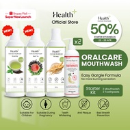 [Health+ Official] Health+ OralCare Mouthwash 3 Mix Flavours + Dr Forest Toothpaste 2pc