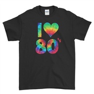I Love 80'S T-Shirt Vintage Old Is Gold Hippie Tie Die Men'S 'S 'S Tee