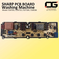 ESX705 / ESX715 / ES718X / ES818X SHARP PCB Board CONTROL BOARD / PCB BOARD washing machine