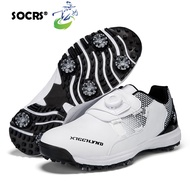SOCRS 2026 Men's Professional Golf Shoe Knobs Shoelaces Anti-slip Studs Sport Shoes Breathable Big S