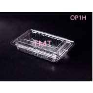 #READY STOCK#OPS-OP1H,OPS-H-3 CLEAR  PLASTIC CONTAINER(100PCS±) #BEKAS KUIH #KOTAK KUIH